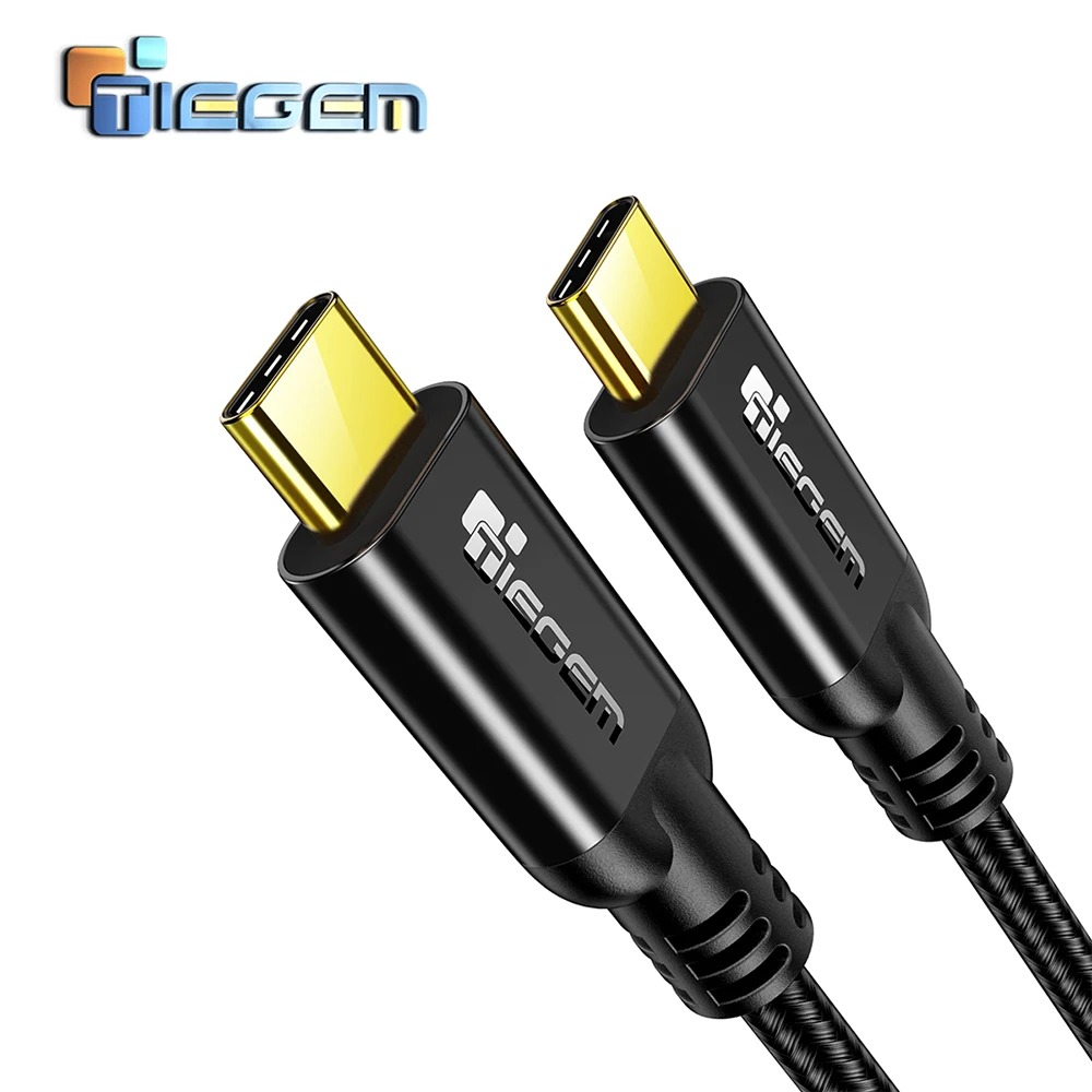 TIEGEM USB C to USB C 10Gbps Data Sync Charging Type C to Type C Cable for Macbook Pro,Chromebook pixel,Nintendo Switch bc212 c to 92