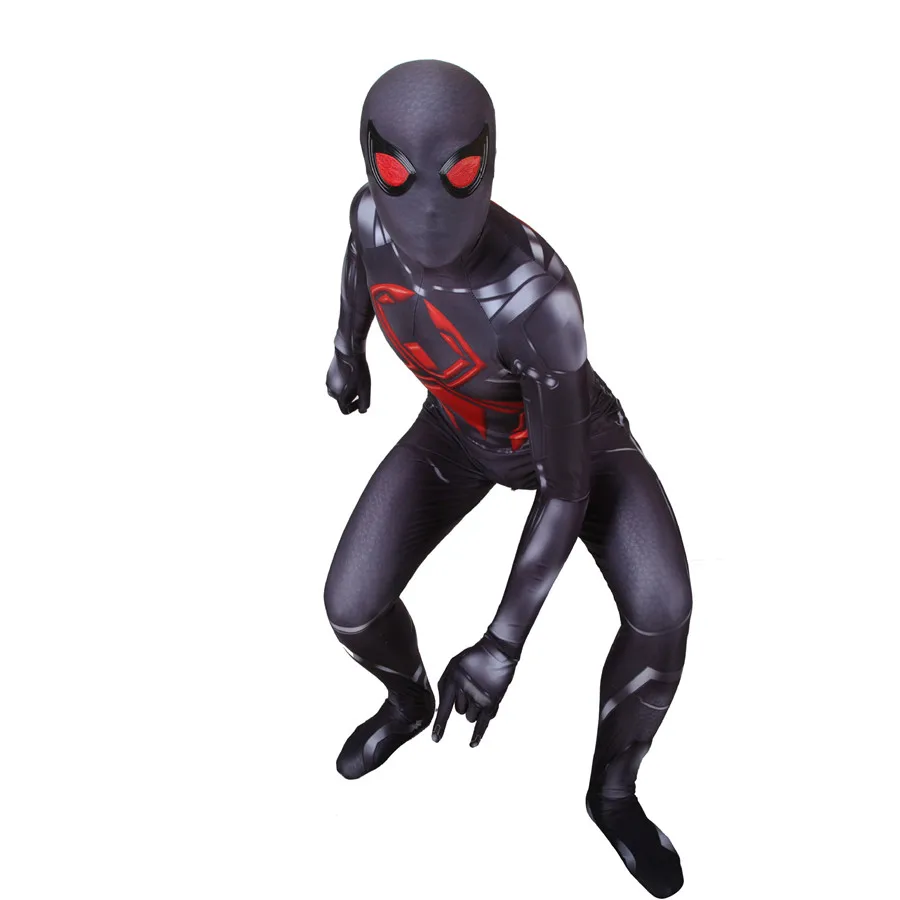 

Game PS4 Spiderman black Battle Suit Zentai Bodysuit Cosplay Costume Jumpsuit Rompers