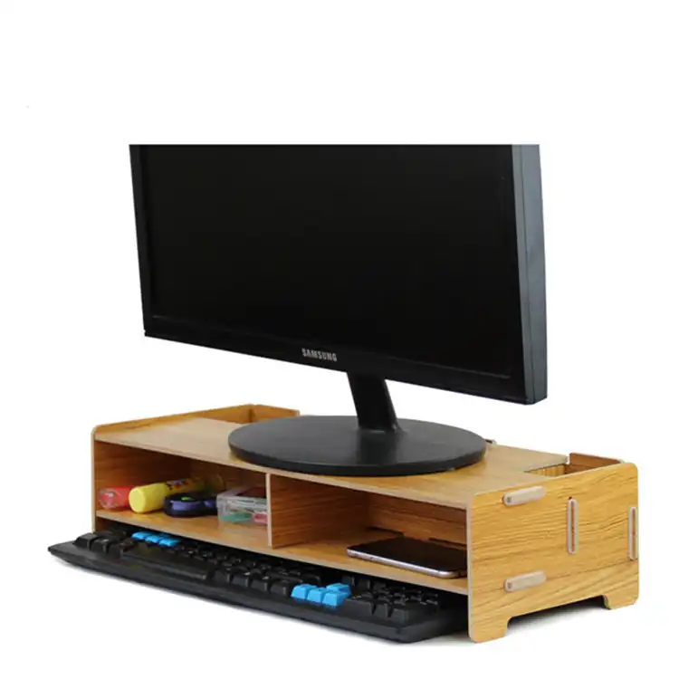 Office Lcd Computer Rack Monitor Screen Overhead Desk Multilayer