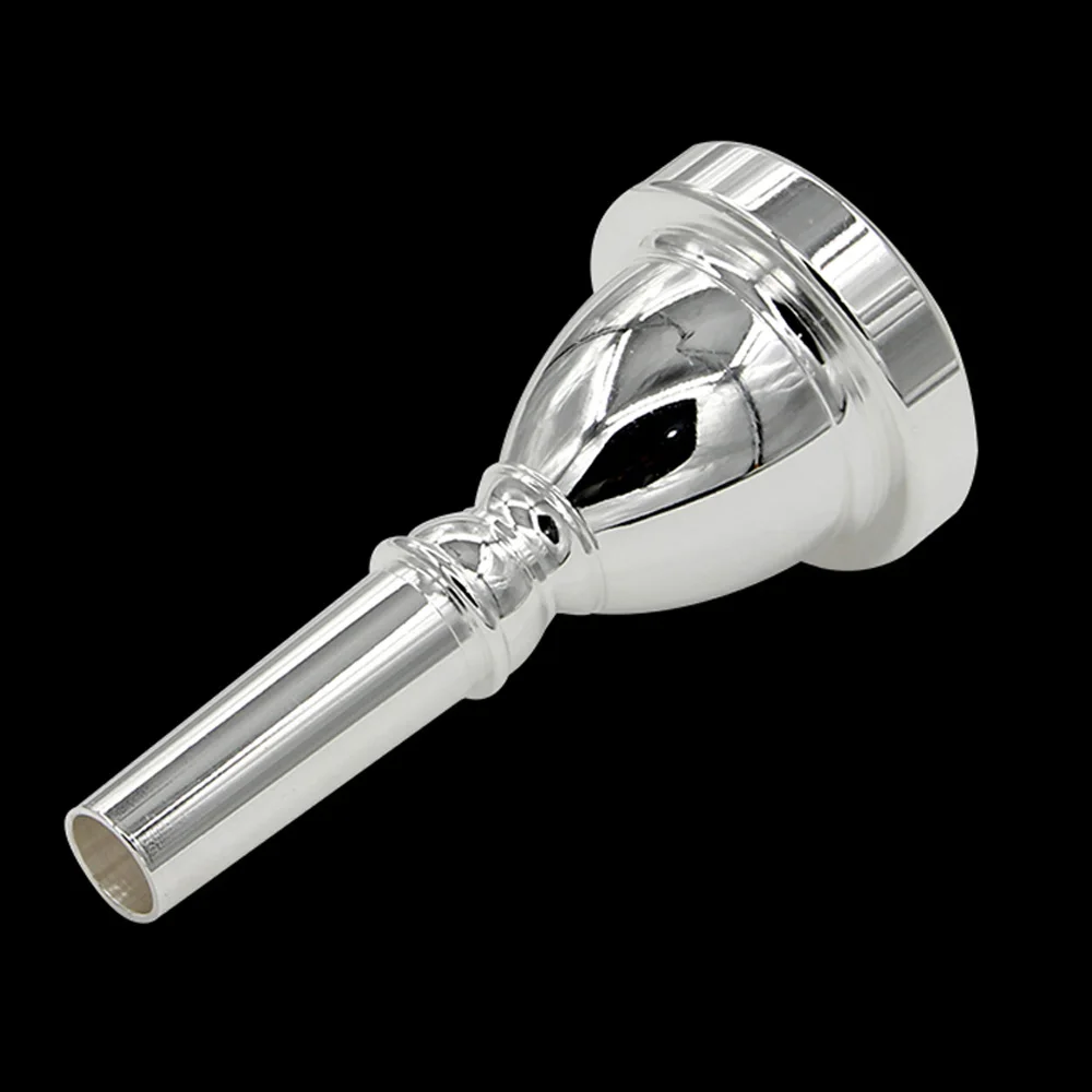 Silver Plated Bass Tuba Mouthpiece Tuba Brass Accessories