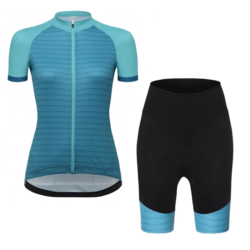 2019 Women blue New Team Cycling Jersey/Cycling sets Customized Road Mountain Race Top max storm | Спорт и развлечения