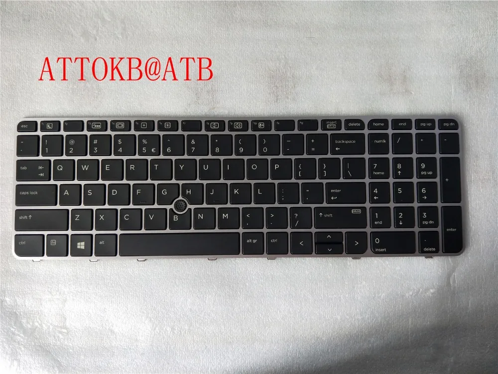 

New English/Spanish For HP EliteBook 850 G3 755 G3 G4 US Backlit laptop keyboard