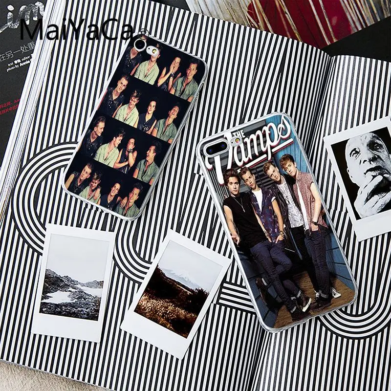 

MaiYaCa The Vamps Exquisite Transparent Phone Case For iphone 8 8plus and 7 7plus 6s 6s Plus 6 6plus XS XR