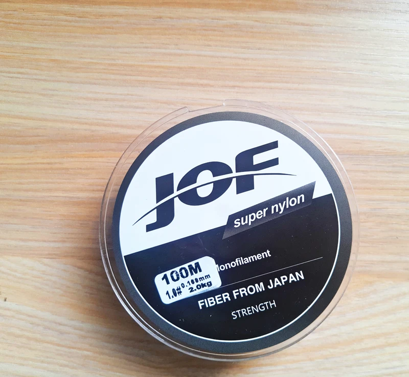 JOF 100 м нейлоновая пресноводная/соленая леска для рыбной ловли нитка навалочных
