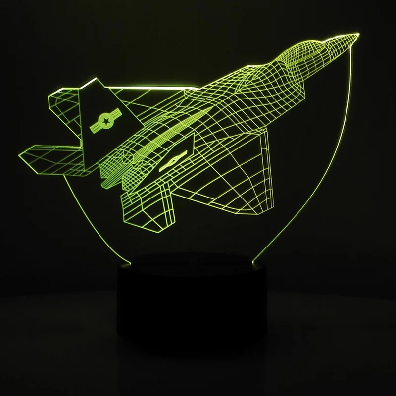 fighter 3D table lamp 800