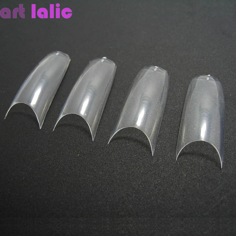 10 Sizes 500 Pcs Europe Style French False Acrylic Nail Art Decorations
