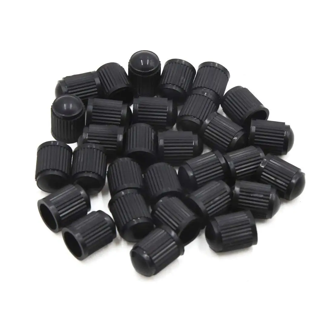 

uxcell 30Pcs Black Plastic Tire Air Valve Stem Caps Tyre Wheel Rims Dust Cover for Car