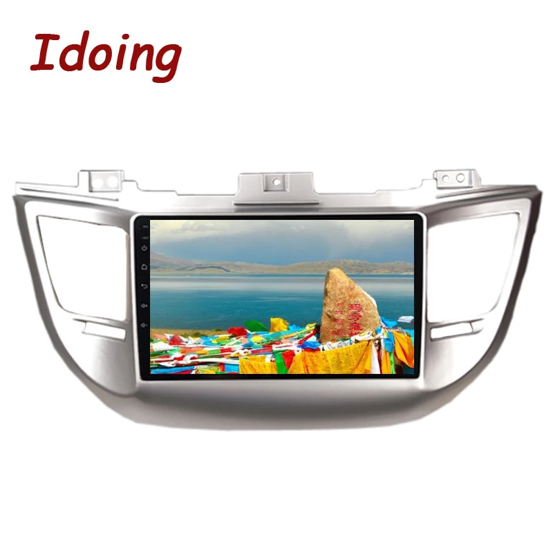 Best Idoing 9"1Din Car Android 8.0 Radio Multimedia Player For Hyundai IX35 Tucson 2015 4G+64G Octa Core GPS Navigation and Glonass 4