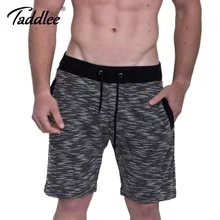 Бренд Taddlee, хлопковые мужские шорты, для фитнеса, тренировки, задыхающиеся, боксеры, короткие, повседневные, тренировочные штаны, Карго, мягкие, до середины икры, для бега