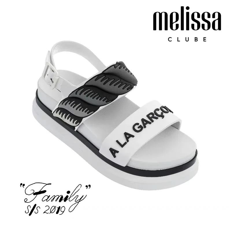 

Mini Melissa Women Jelly Sandals 2019 Women Sandals Melissa Jelly Shoes High Quality Red/white/Black 22.5-24.5cm
