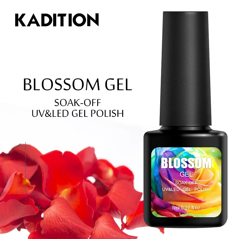 KADITION Newest 8ML Blossom Gel Varnish Long Lasting Blossom Flowers