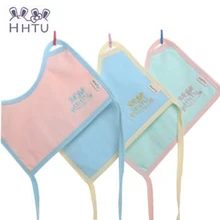 HHTU/ милые яркие цвета для мальчиков и девочек, детские нагрудники и салфетки для отрыжки, хлопковые детские нагрудники с вышивкой