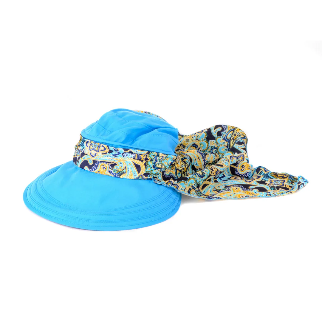 Women Protective Hat Outdoor Sun Cap Neck Face Wide Brim Visor Summer Anti-UV