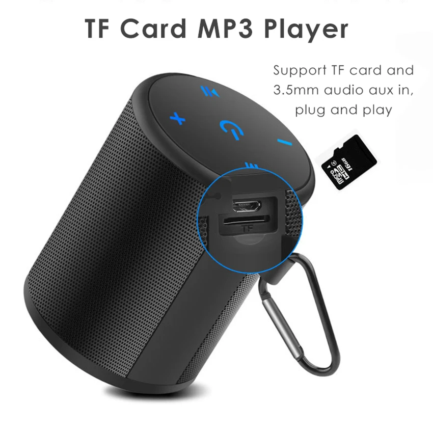 Aimitek T2 Outdoor Waterproof Bluetooth Speaker-4