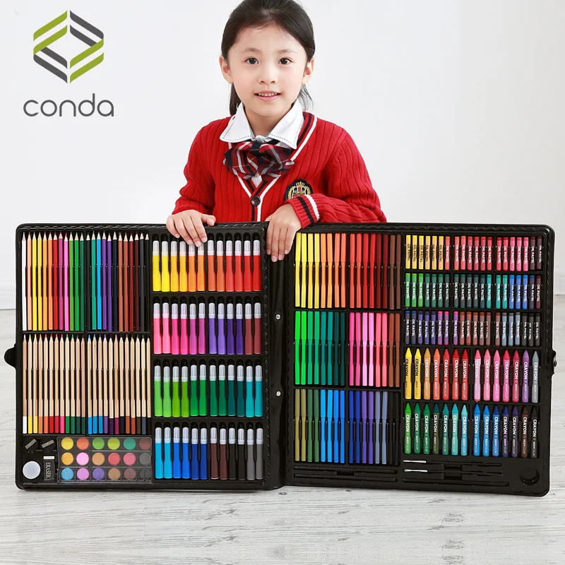 Children's Paintbrush Painting Set, School Supplies, Oil-Crayon Painting Tools, Kids Watercolor Pen, Art Stationery Gifts. children s paintbrush sets painting supplies painting tools children crayon watercolor pen art stationery 110 pieces set