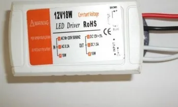 

Free shipping, DC 12V 1.5A 18W led light transformer LED constant voltage power supply adapter