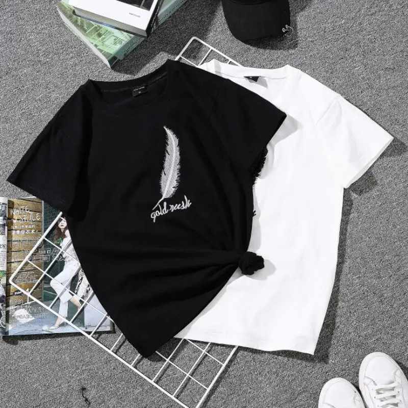 High-Quality-18-Color-S-3XL-Plain-T-Shirt-Women-Cotton-Elastic-Basic-T-shirts-Female