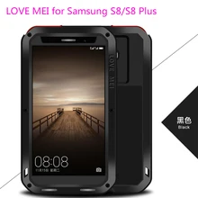 Для Galaxy S8+ 6," чехол LOVE MEI Doom противоударный алюминиевый чехол для samsung Galaxy S8 S8 Plus 6,2"