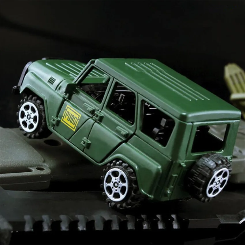  Game PUBG SUV Car UZA 452 Playerunknown's Battlegrounds Cosplay Props Alloy Armor Model