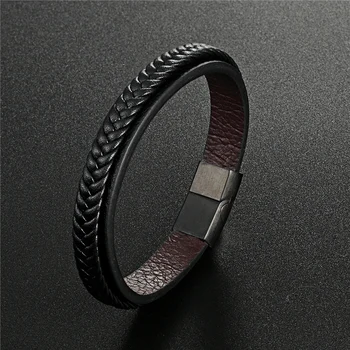 Rustic Rhythm - The 'Jack' Braided Leather Bracelet