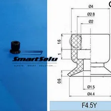 Пневматические части круглые на плоской подошве Вакуумные присоски диаметром 4.5 мм специальные настройки f4.5y