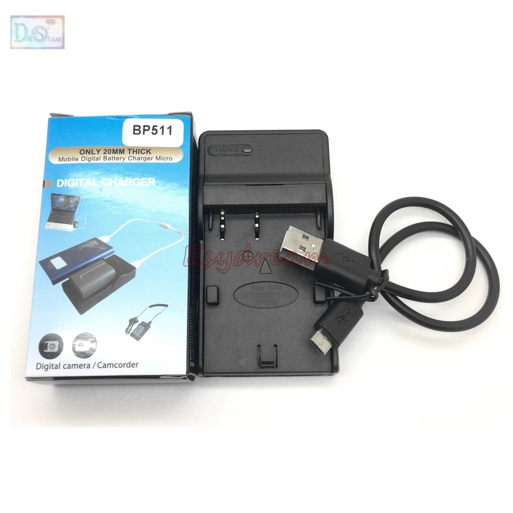 

Зарядное устройство USB для Canon BP508 BP511 BP511A BP512 BP512A BP522 BP535