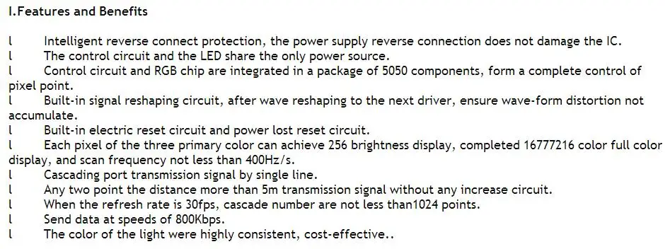 50 шт. Prewired 5050 SK6812 WS2812B WS2812 полноцветный RGB пиксель светодиодный чип и радиатор DC5V 10 см/12 см прозрачный/цветной провод