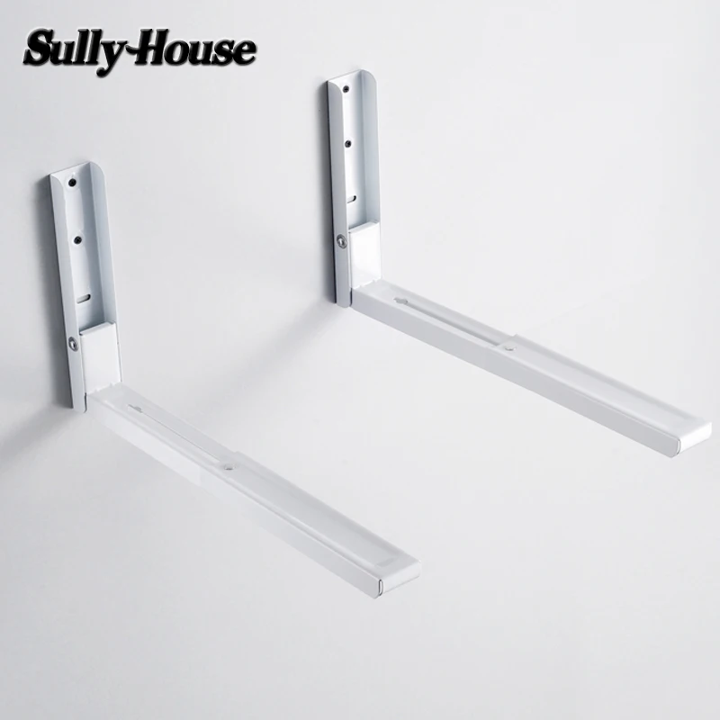  Sully House Goods Cast Iron Multifunctional Microwave Oven Shelf Rack Adjustable Standing Type Doub - 32824682030