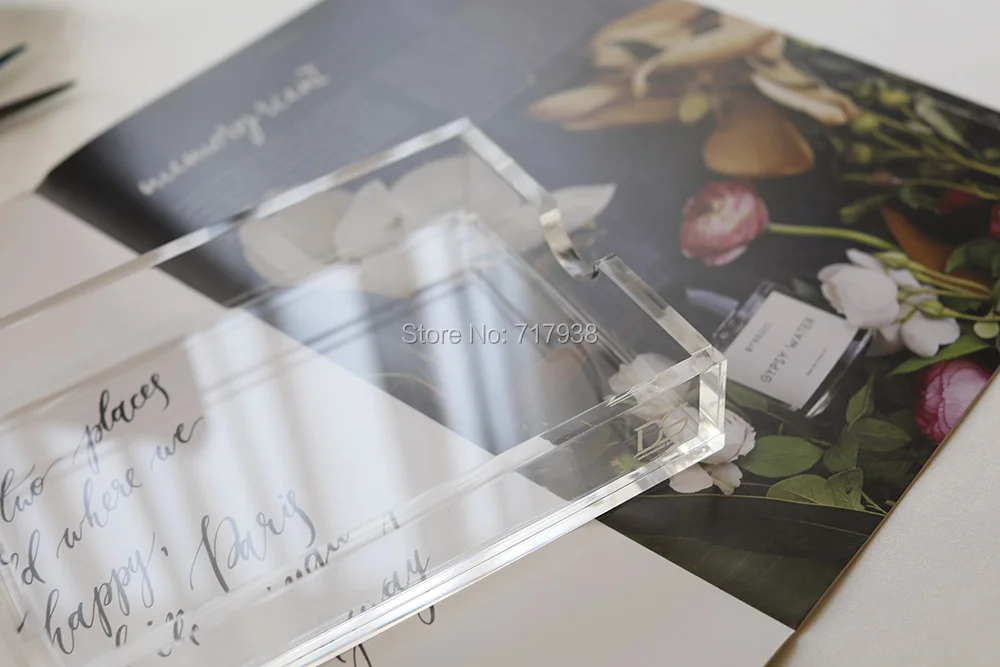 Acrylic Notepad holder-2