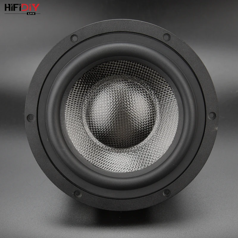 HIFIDIY LIVE AUDIO 7,1 дюймов 6," Midbass НЧ динамик 8OHM 120 Вт литой Алюминиевый Fram углеродное волокно громкоговоритель T6-182A