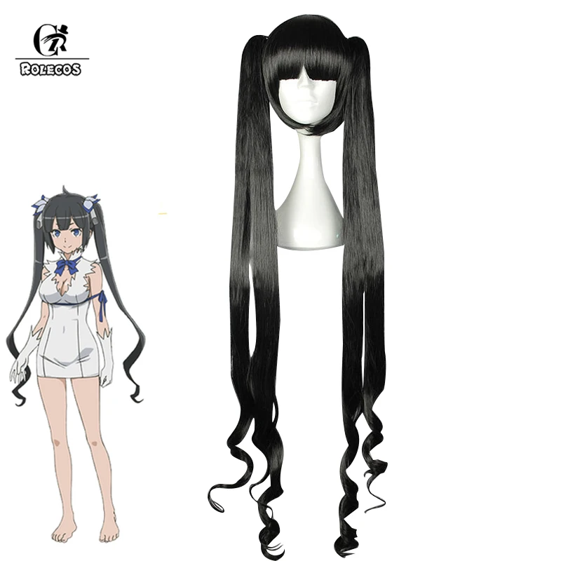 ROLECOS Hestia Косплей волосы 100 см длинные Аниме это неправильно что я хочу