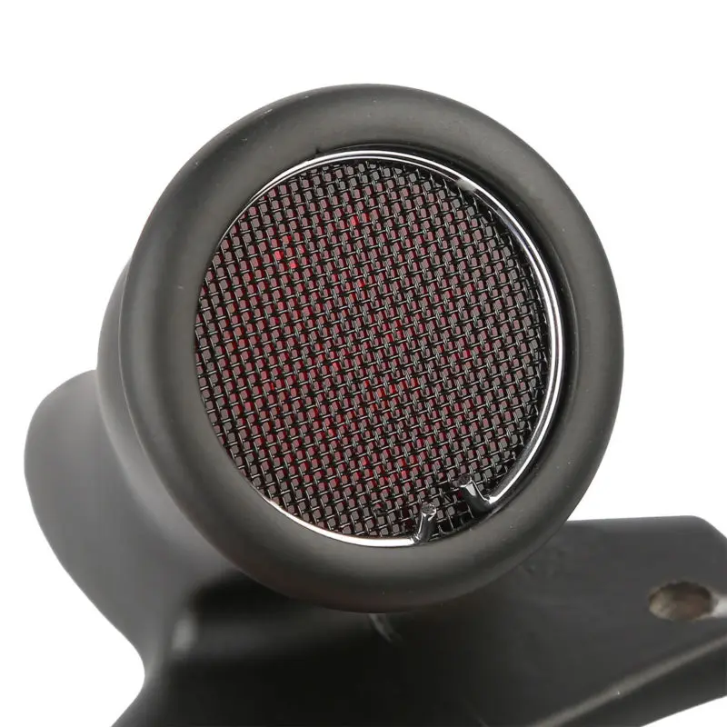 12 V светодиодный задние Мотоцикл Chrome Black тормозной фонарь светильник с сеткой