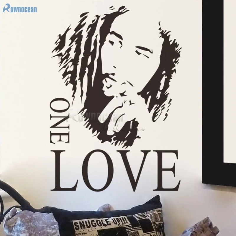 Rownocean Mode Bob Marley Eine Liebe Zitate Wandaufkleber Musik