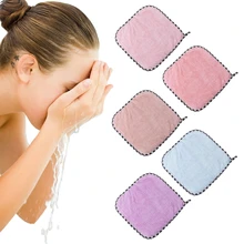 Многоразовые красота лица Ткань полотенце для лица макияж инструмент для чистки лица