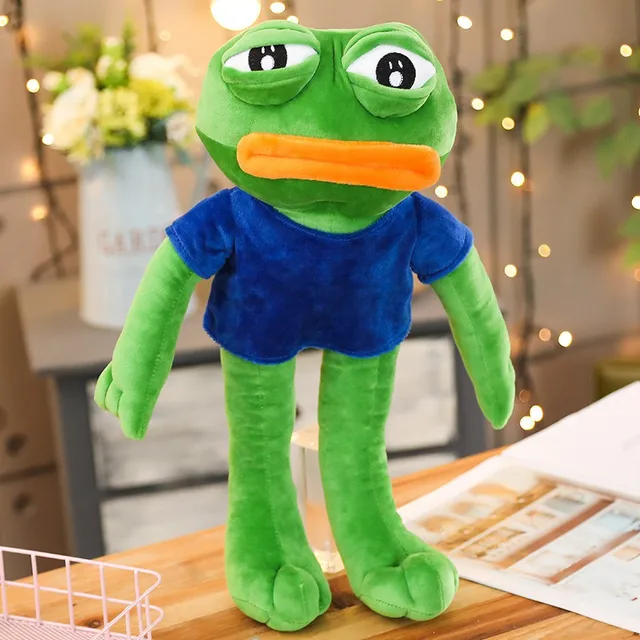 50cm/70cm/90cm Funny Frog Kermit Plush Toy Soft Cartoon Animal Sad Frog Stuffed Doll Sofa Pillow Cushion Baby Kid Girl Present