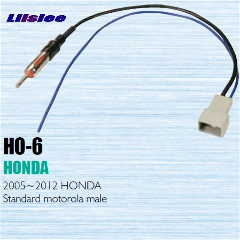 Liislee Автомобильная Радио Антенна адаптер кабель провод для Honda 2005 2012 Aftermarket стерео