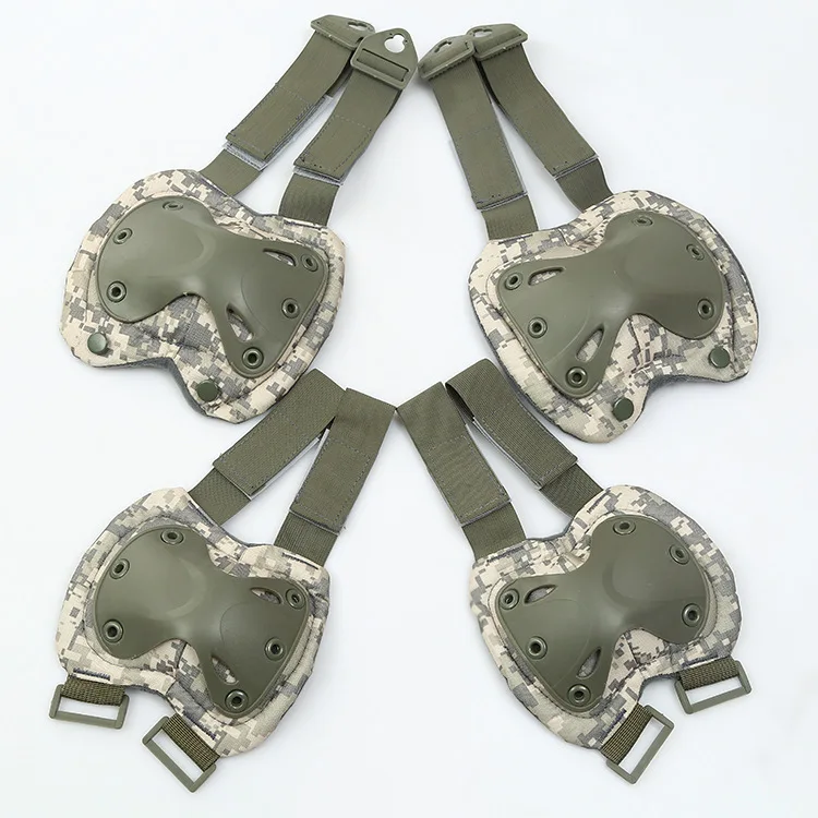 

Tactical Elbow Knee Protector US Army Elbow & Knee Pads Military Airsoft Hunting Kneepads Sports Kneepad 4 Pieces