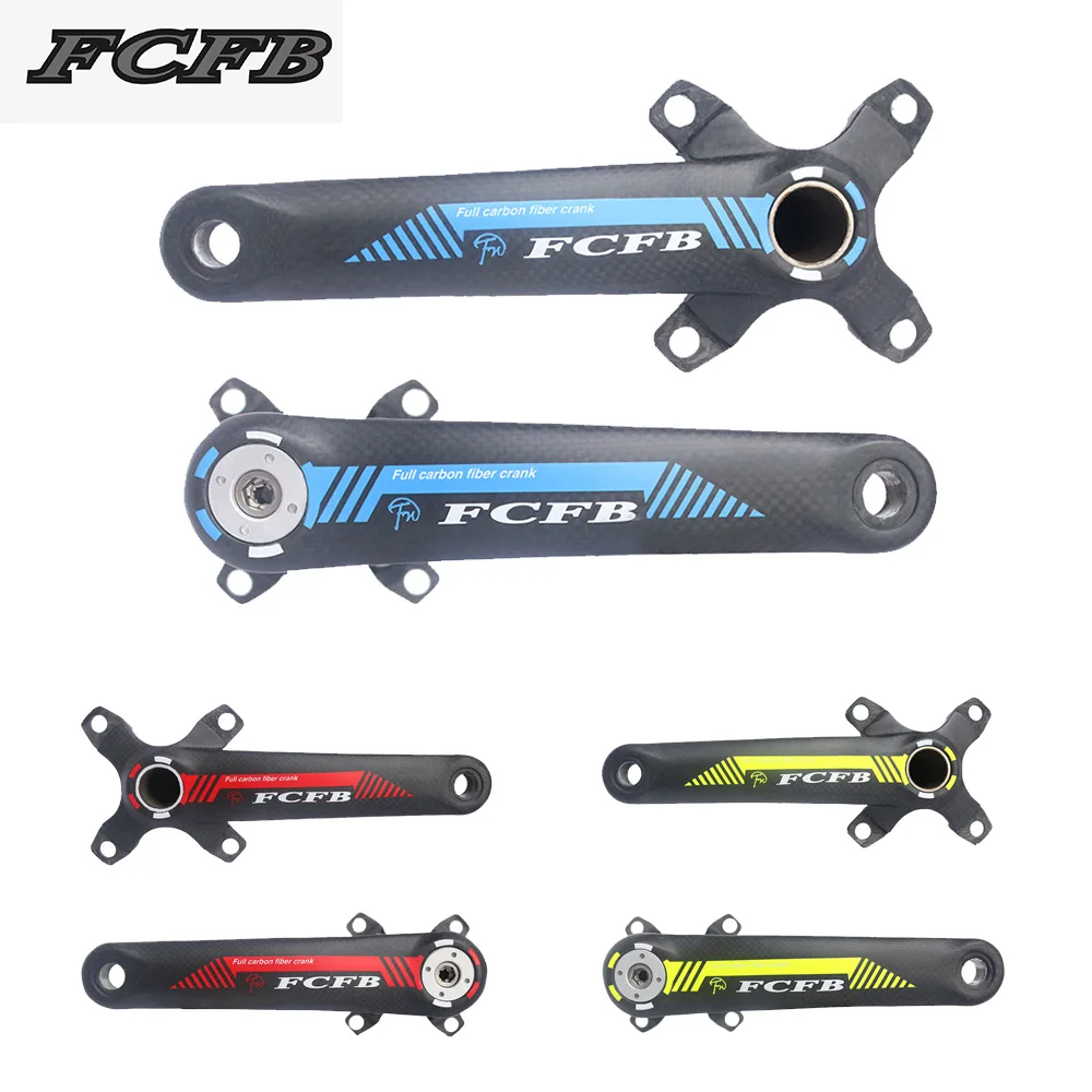 

FCFB-Original!New arrival carbon bicycle crank BCD104 MTB BIKE crank 170mm/175mm 3K ultra-light crank arm full carbon crank