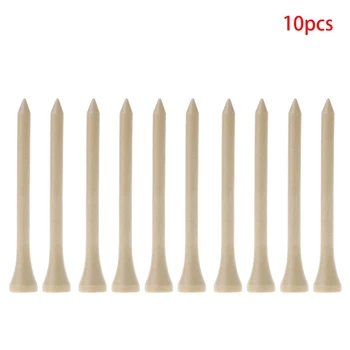 

10pcs Wood Wooden Professional Golf Tees Training Accessories 7cm Outdoor Tools