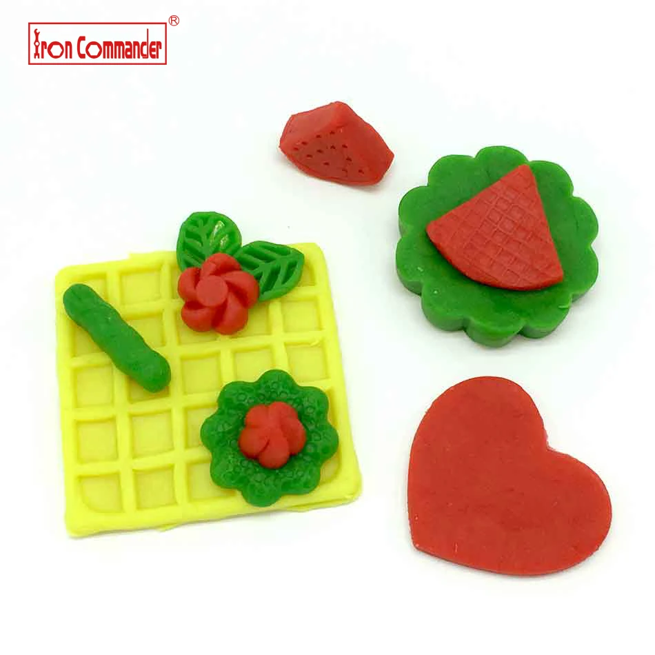 5 Colors Play Dough 3D Sandwich cookie Creative Polymer Clay With Mold Tool Kid Education Toys