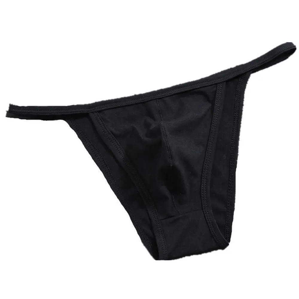 Low Waist Briefs Men Super Comfort Bikini Underwear Thin Belt Male