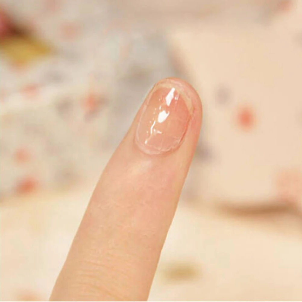 

24 Tips/Sheet Nail Art Manicure Tool False Nail Tips Strong Ultra Thin Double Side Adhesive Transparent Stickers