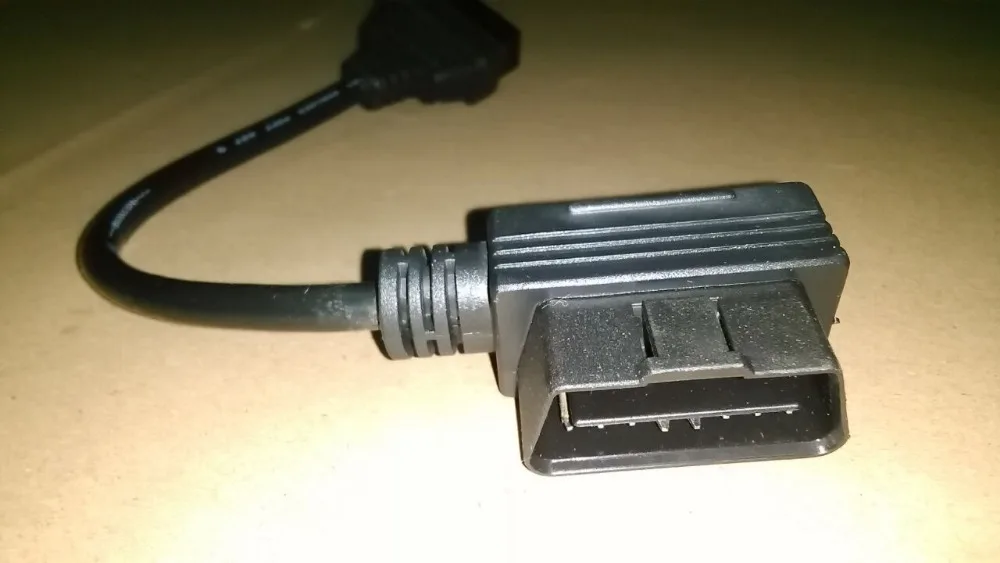 

Wholesale Retail 30cm 50pcs OBD II OBD2 16Pin Male To Female Extension Cable Adapter Connector
