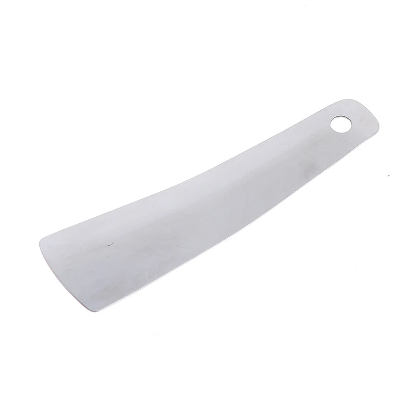 1Pc Silver Stainless Steel 14cm Shoe Horn Professional Durable Metal Handle Shoe Horns Spoon Shoes Accessories