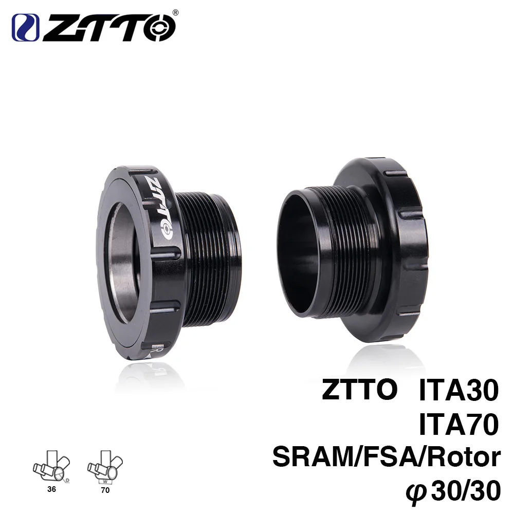 

ZTTO ITA30 ITA70 MTB Road bike External Bearing Bottom Brackets BB for Parts BB386 30mm Crankset Dual silicone seal