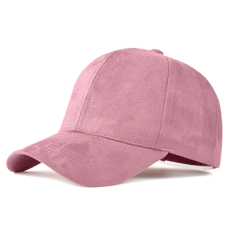 Кепка с прямым козырьком замшевая Футболка мужская кепка кость Кепки мода поло спорт Кепки Хип-Хоп плоская шляпа для Для женщин - Цвет: pink