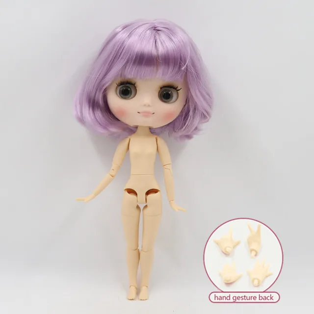 Кукла Middie blyth 20 см, шарнирное тело с жестом руки 1/8 bjd, модные куклы, фабричная Обнаженная - Цвет: -BL21371049