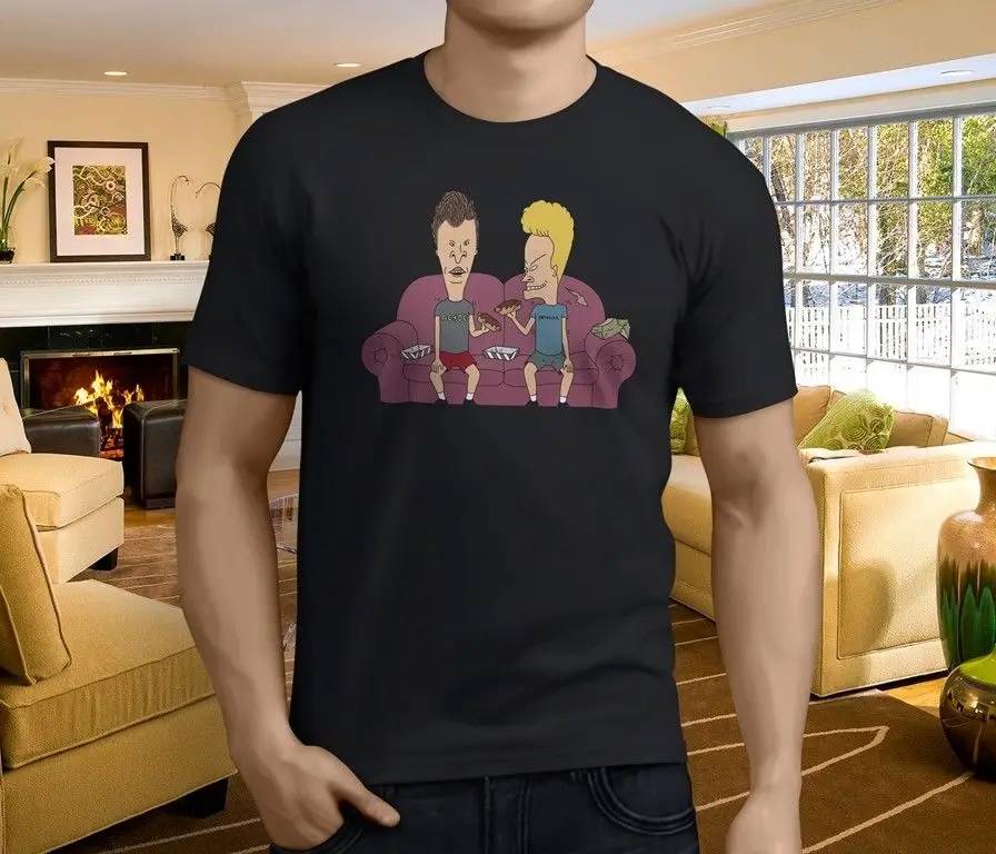 Новый БИВИС и баттхед I Am The Great Cornhol Для мужчин черная футболка Размеры S-3XL Новые 2018