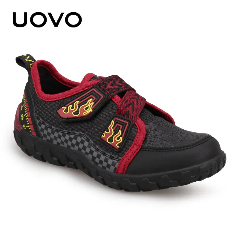 

Boys Casual Sneakers Uovo Brand Anti-slippery Breathable Children Outdoor Shoes Size 25-30 Baby Sporty Shoes Zapatilas Deporte