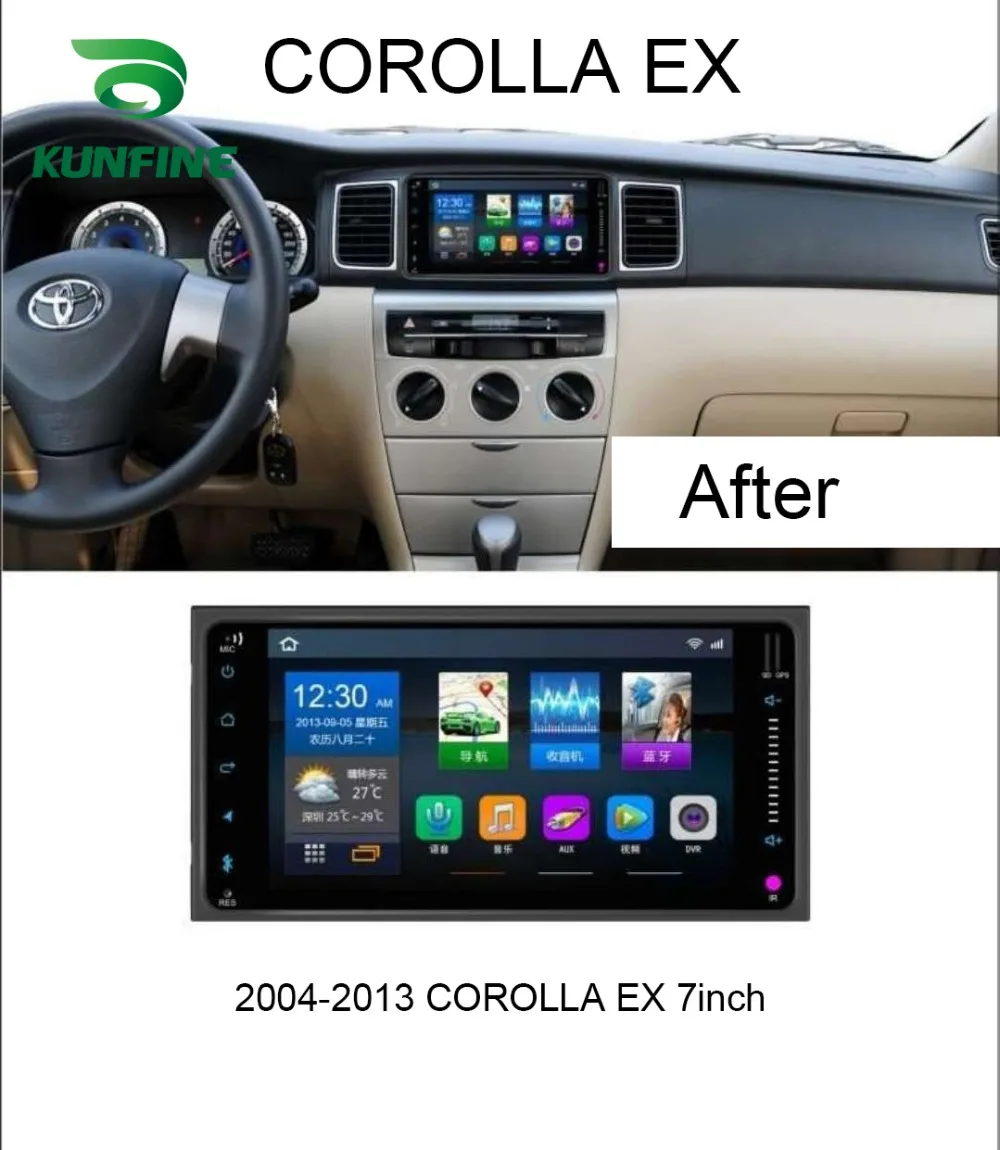 Android Car DVD GPS Navigation Multimedia Player Car Stereo For Toyota Corolla 2004-2013 Radio Headunit  (1)